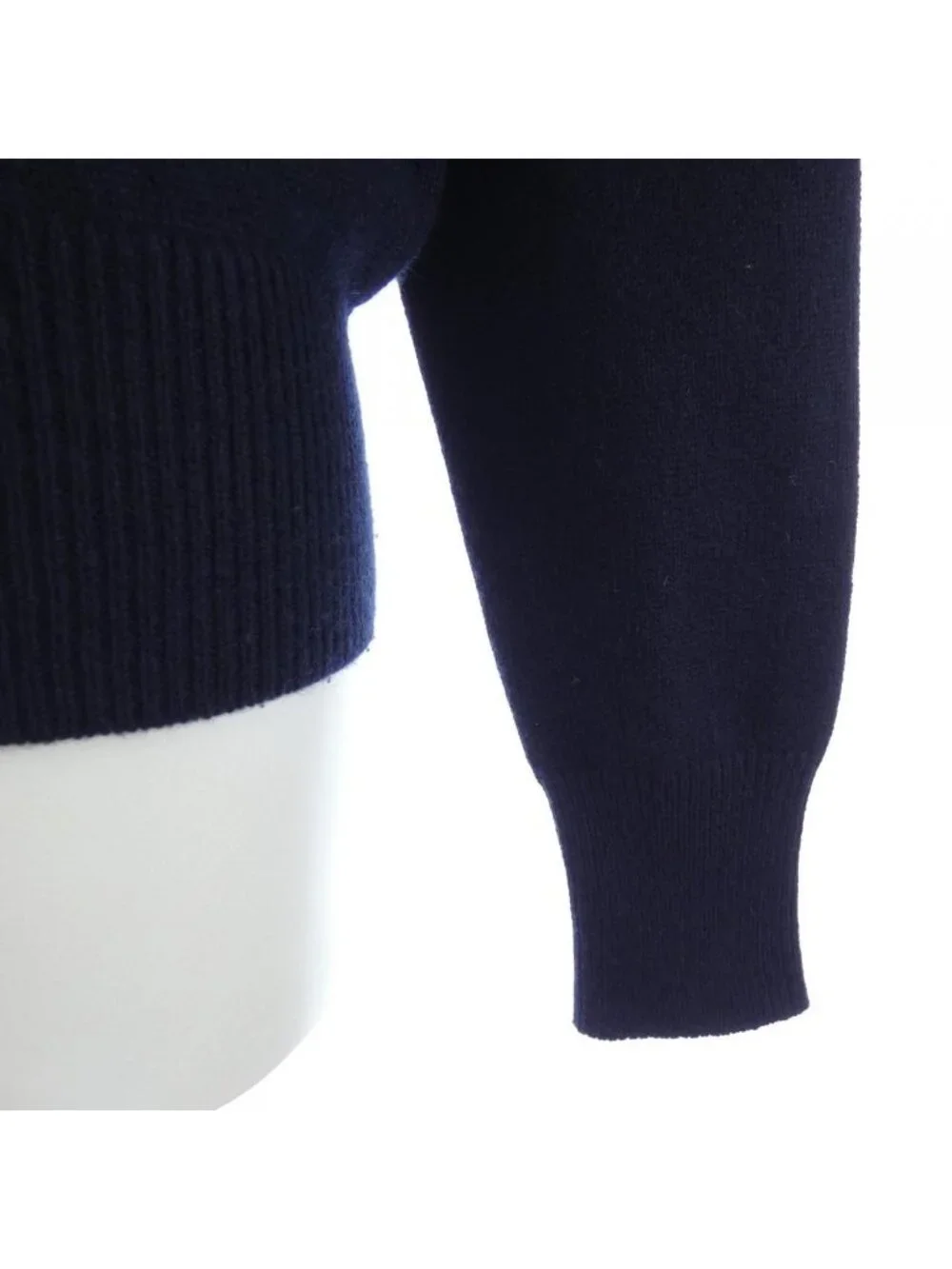 Louis Vuitton Chain Detail Patch Sweater Knit